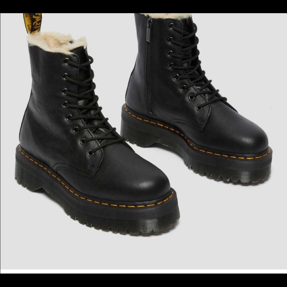 SOLD Jadon FUR lined $210 Dr. Martens